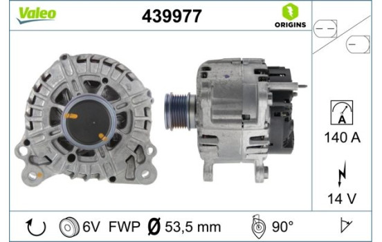 Alternator NEW ORIGINAL PART 439977 Valeo