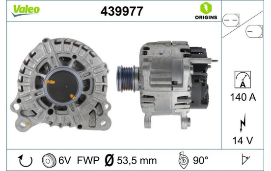 Alternator NEW ORIGINAL PART 439977 Valeo, Image 4