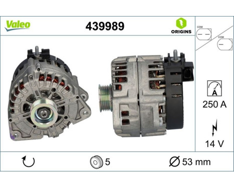 Alternator NEW ORIGINAL PART 439989 Valeo, Image 4