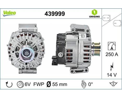 Alternator NEW ORIGINAL PART 439999 Valeo, Image 4