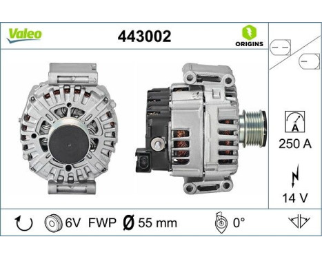 Alternator NEW ORIGINAL PART 443002 Valeo, Image 4