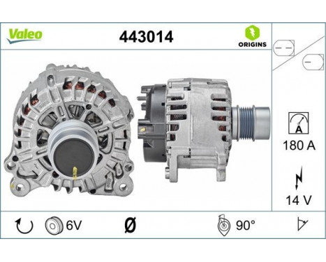 Alternator NEW ORIGINAL PART 443014 Valeo, Image 4