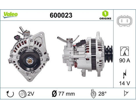 Alternator NEW ORIGINAL PART 600023 Valeo, Image 4