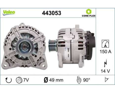 Alternator NEW PART 443053 Valeo, Image 4