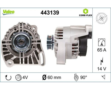 Alternator NEW PART 443139 Valeo, Image 4