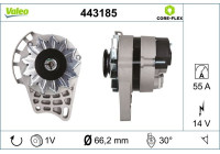 Alternator NEW PART 443185 Valeo