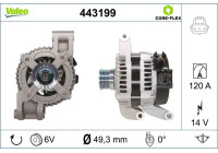 Alternator NEW PART 443199 Valeo