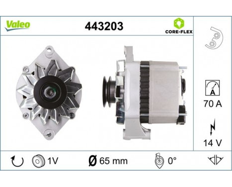 Alternator NEW PART 443203 Valeo