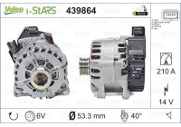 Alternator NEW STOP&START ORIGINAL PART 439864 Valeo