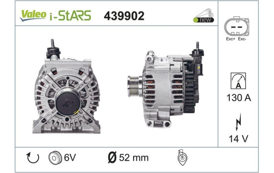 Alternator NEW STOP&START ORIGINAL PART 439902 Valeo