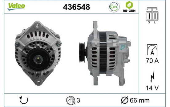 Alternator REMANUFACTURED PREMIUM 436548 Valeo, Image 5