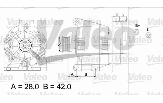 Alternator REMANUFACTURED PREMIUM 436732 Valeo, Image 3