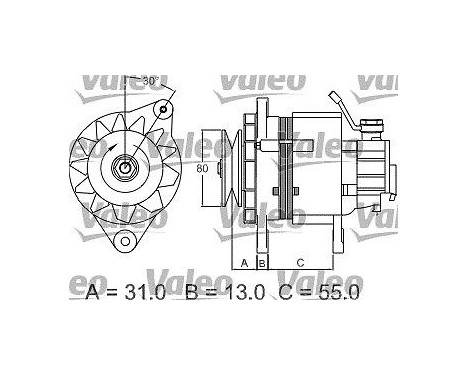 Alternator REMANUFACTURED PREMIUM 437148 Valeo, Image 3