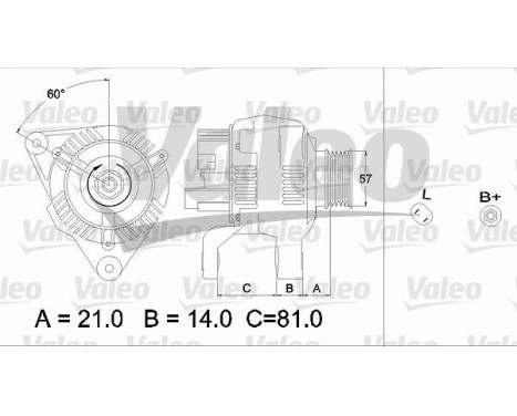 Alternator REMANUFACTURED PREMIUM 437188 Valeo, Image 2