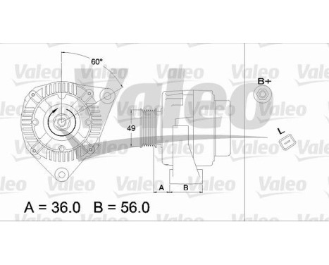 Alternator REMANUFACTURED PREMIUM 437225 Valeo, Image 2