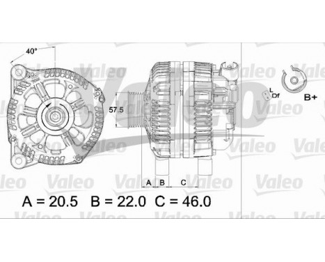 Alternator REMANUFACTURED PREMIUM 437436 Valeo, Image 4