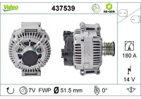 Alternator REMANUFACTURED PREMIUM 437539 Valeo