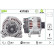 Alternator REMANUFACTURED PREMIUM 437553 Valeo, Thumbnail 2