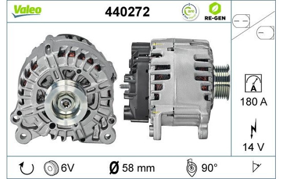 Alternator REMANUFACTURED PREMIUM 440272 Valeo, Image 5