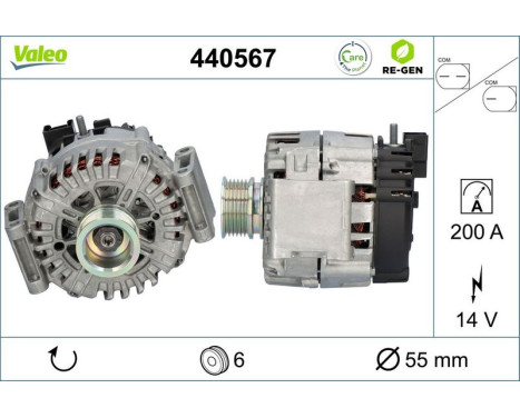 Alternator REMANUFACTURED PREMIUM 440567 Valeo, Image 5