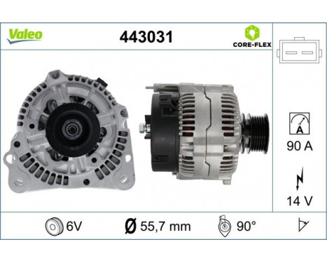 Alternator VALEO CORE-FLEX 443031