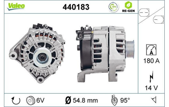 Alternator VALEO ORIGINS NEW 440183, Image 5