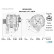 Alternator Volkswagen 180A, Thumbnail 4