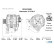 Alternator Volkswagen 90A, Thumbnail 6