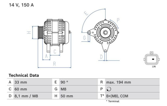 Dynamo 0 986 084 690 Bosch