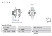 Dynamo 0 986 086 040 Bosch