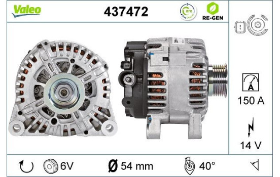 Dynamo / Alternator 437472 Valeo, Image 4