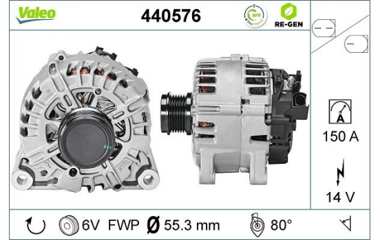 Dynamo / Alternator 440576 Valeo, Image 2