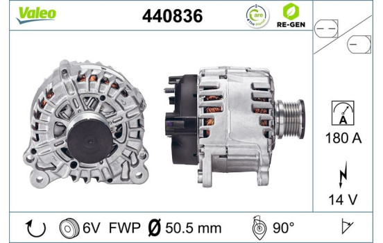 Dynamo / Alternator 440836 Valeo, Image 2