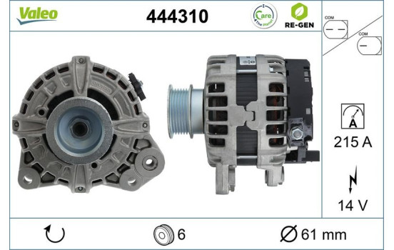 Dynamo / Alternator 444310 Valeo, Image 2
