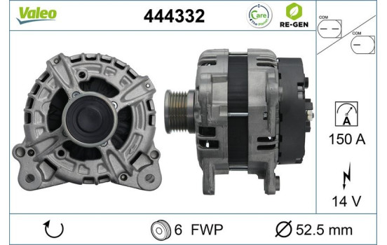 Dynamo / Alternator 444332 Valeo, Image 5