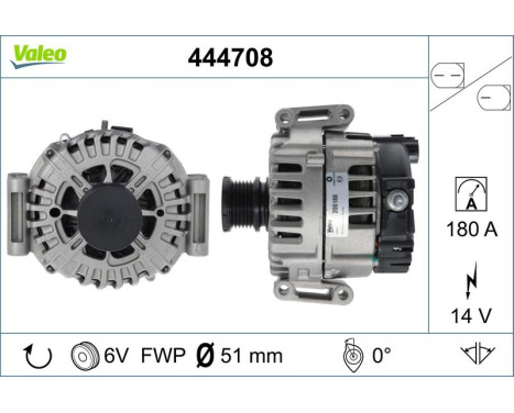 Dynamo / Alternator 444708 Valeo, Image 2