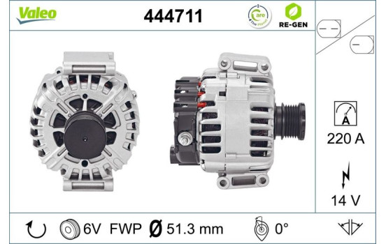 Dynamo / Alternator 444711 Valeo, Image 2