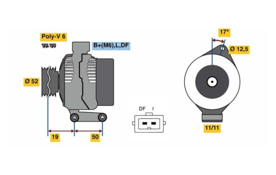 Dynamo / Alternator 8023 Bosch