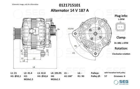 Dynamo Citroën/Peugeot 180A, Image 2