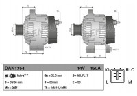 Dynamo DAN1354 Denso