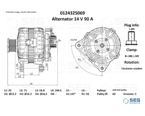 Dynamo Fiat 90A, Image 6