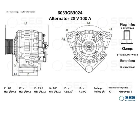 Dynamo Mercedes 100A, Image 6