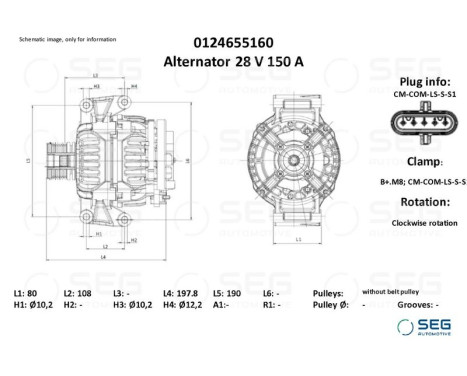 Dynamo Mercedes 150A, Image 6