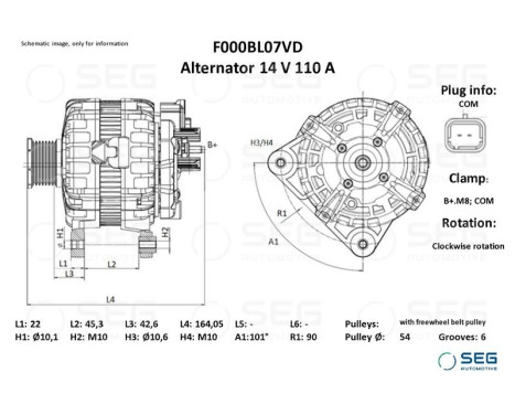 Dynamo Peugeot 90A, Image 6