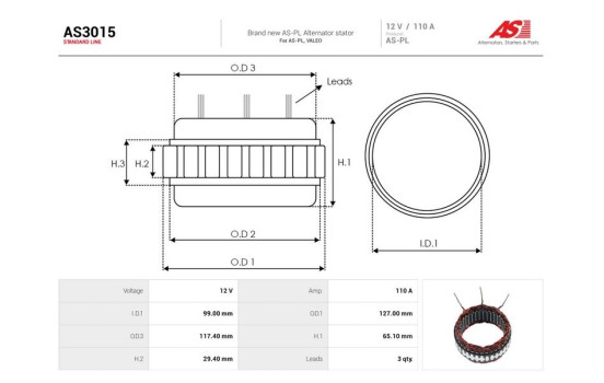 Stator, generator, Image 2
