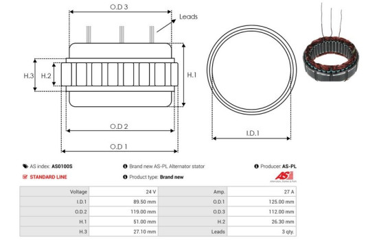 Stator, generator, Image 2