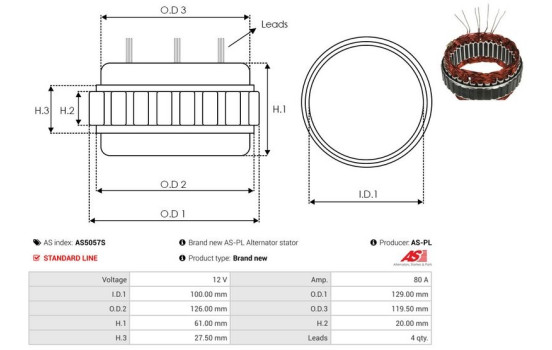 Stator, generator, Image 2