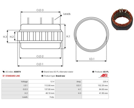 Stator, generator, Image 2