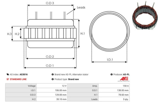 Stator, generator, Image 2
