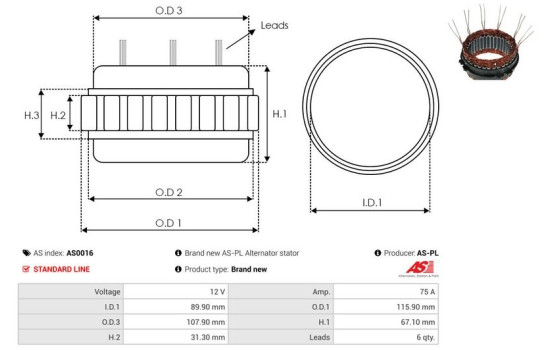 Stator, generator, Image 2